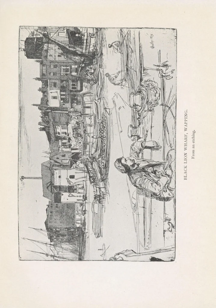 An illustration from The art of James McNeill Whistler : an appreciation, 1903, leaf 163