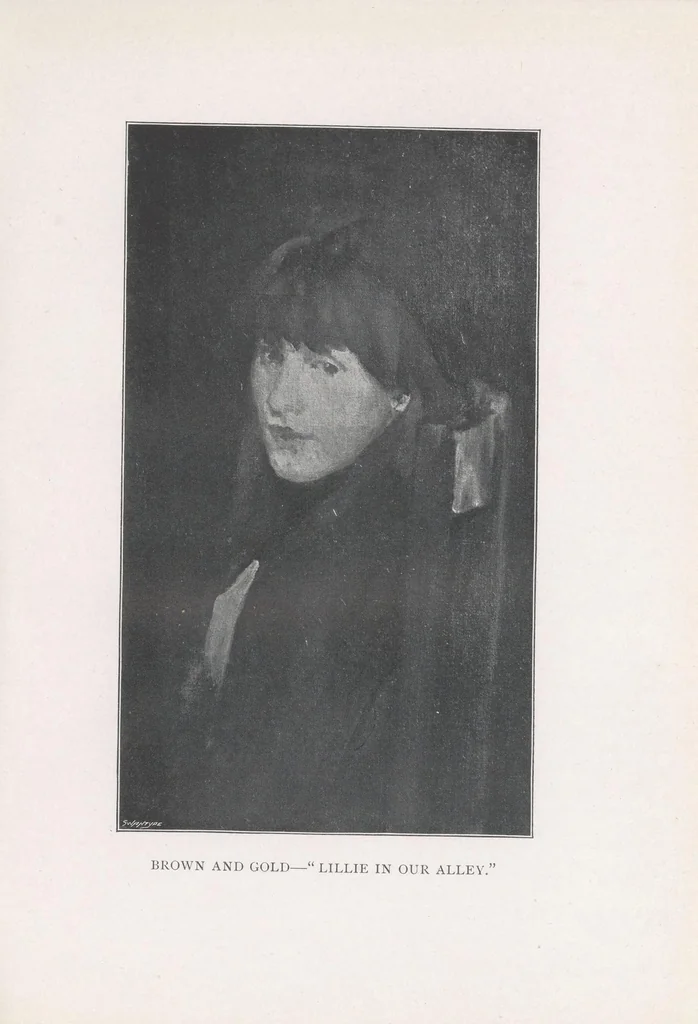 An illustration from The art of James McNeill Whistler : an appreciation, 1903, leaf 121