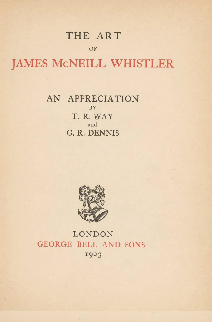 An illustration from The art of James McNeill Whistler : an appreciation, 1903, leaf 9