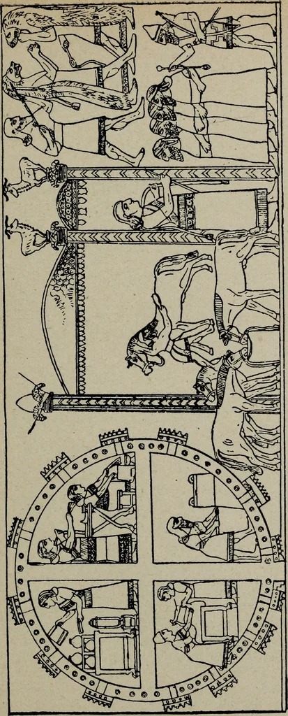 An illustration from Art magic, or, Mudane, sub-mundane and super-mundane spiritism [microform] a treatise in three parts and twenty-three sections, descriptive of art magic, spiritism, the different orders of spirits in the universe known to be related to, or in communication with man; together with directions for invoking, controlling, and discharging spirits, and the uses and abuses, dangers and possibilities of magical art, 1898, leaf 190