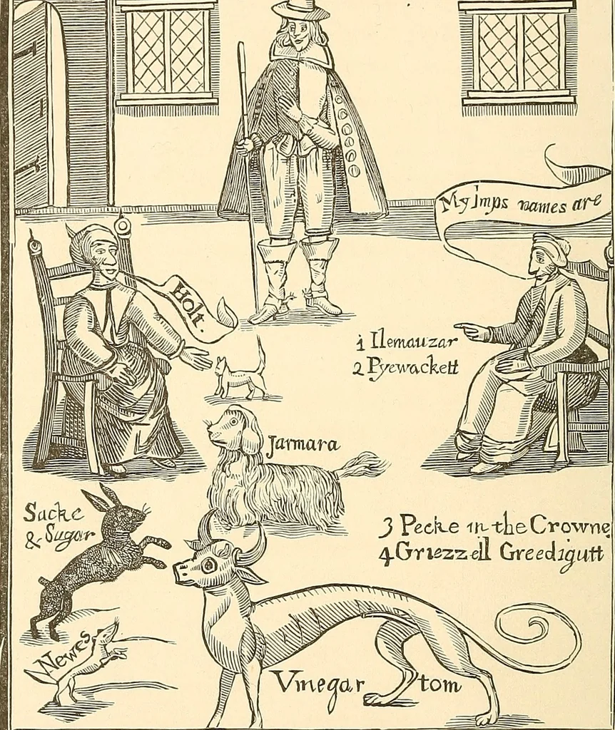 An illustration from Art magic; or, Mundane, sub-mundane and super-mundane spiritism. A treatise in three parts and twenty-three sections: descriptive of art magic, spiritism, the different orders of spirits in the universe known to be related to, or in communication with man; together with directions for invoking, controlling, and discharging spirits, and the uses and abuses, dangers and possibilities of magical art, 1876, leaf 409