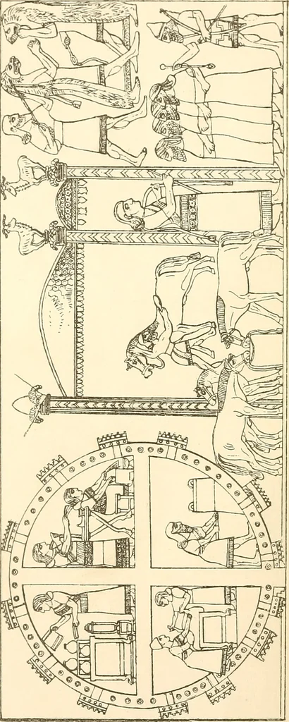 An illustration from Art magic; or, Mundane, sub-mundane and super-mundane spiritism. A treatise in three parts and twenty-three sections: descriptive of art magic, spiritism, the different orders of spirits in the universe known to be related to, or in communication with man; together with directions for invoking, controlling, and discharging spirits, and the uses and abuses, dangers and possibilities of magical art, 1876, leaf 7