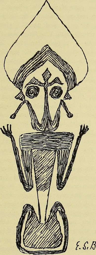 An illustration from Art and man;, 1918, leaf 100