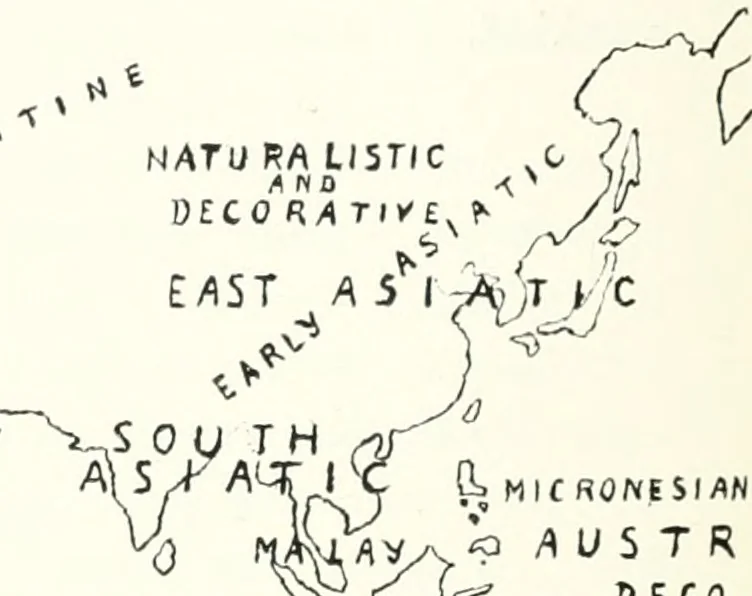 An illustration from Art and man, comparative art studies, 1918, leaf 257