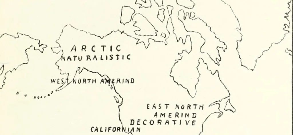 An illustration from Art and man, comparative art studies, 1918, leaf 258
