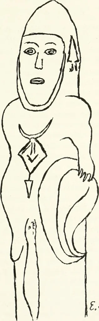 An illustration from Art and man, comparative art studies, 1918, leaf 80
