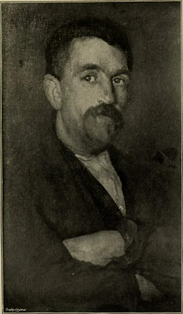 An illustration from Art of James McNeill Whistler : an appreciation / by T.R. Way and G.R. Dennis., 1903, leaf 116