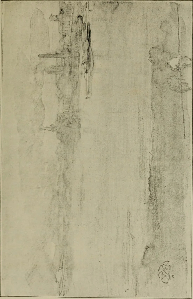 An illustration from Art of James McNeill Whistler : an appreciation / by T.R. Way and G.R. Dennis., 1903, leaf 178
