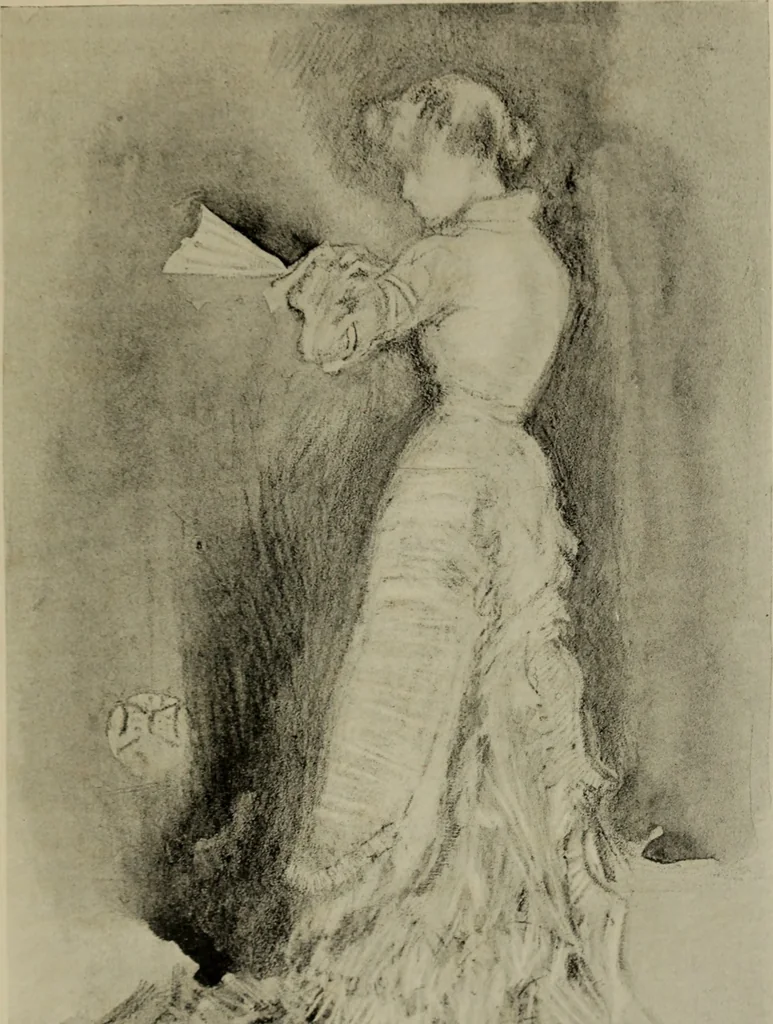 An illustration from Art of James McNeill Whistler : an appreciation / by T.R. Way and G.R. Dennis., 1903, leaf 186
