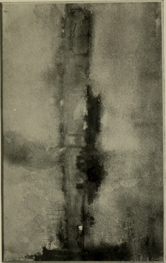 An illustration from Art of James McNeill Whistler : an appreciation / by T.R. Way and G.R. Dennis., 1903, leaf 218
