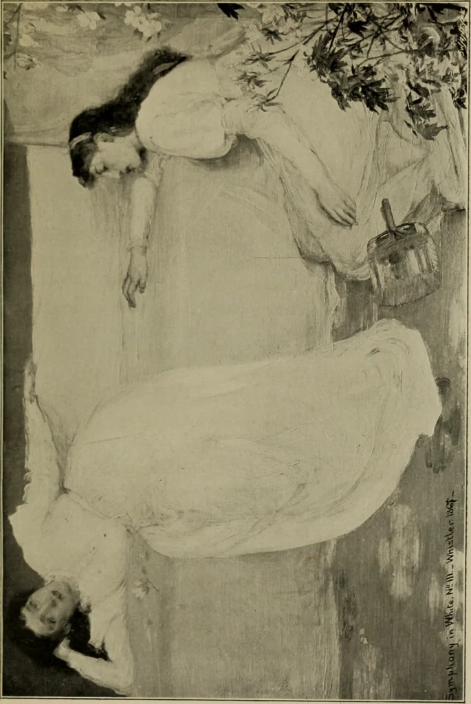 An illustration from Art of James McNeill Whistler : an appreciation / by T.R. Way and G.R. Dennis., 1903, leaf 68