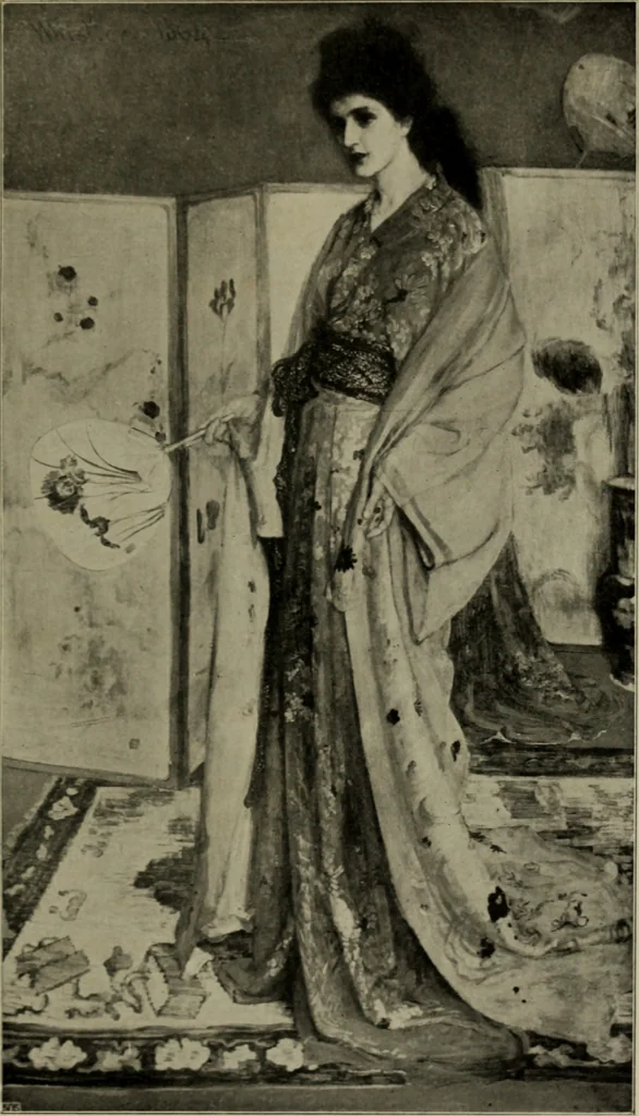 An illustration from Art of James McNeill Whistler : an appreciation / by T.R. Way and G.R. Dennis., 1903, leaf 72