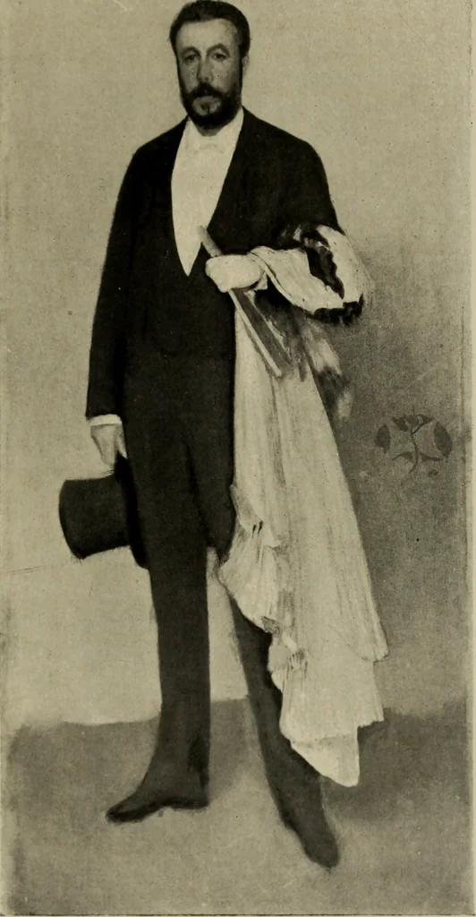 An illustration from Art of James McNeill Whistler : an appreciation / by T.R. Way and G.R. Dennis., 1903, leaf 82