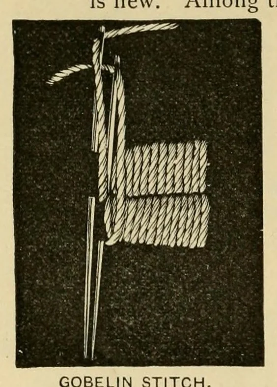 An illustration from Art needlework, 1891, leaf 82