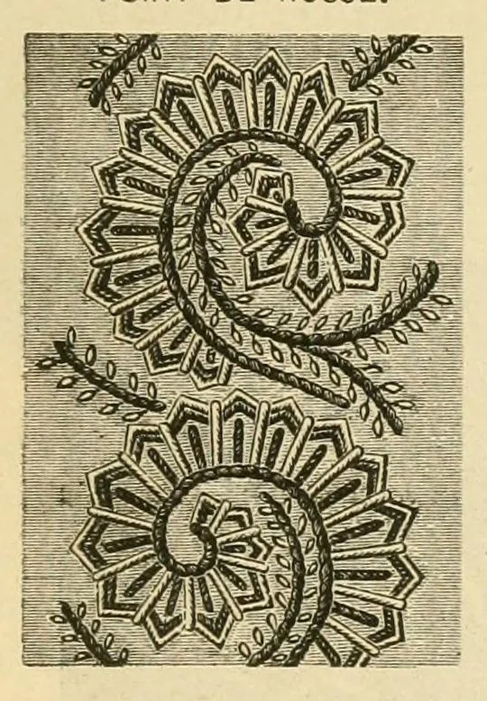 An illustration from Art needlework, 1893, leaf 95