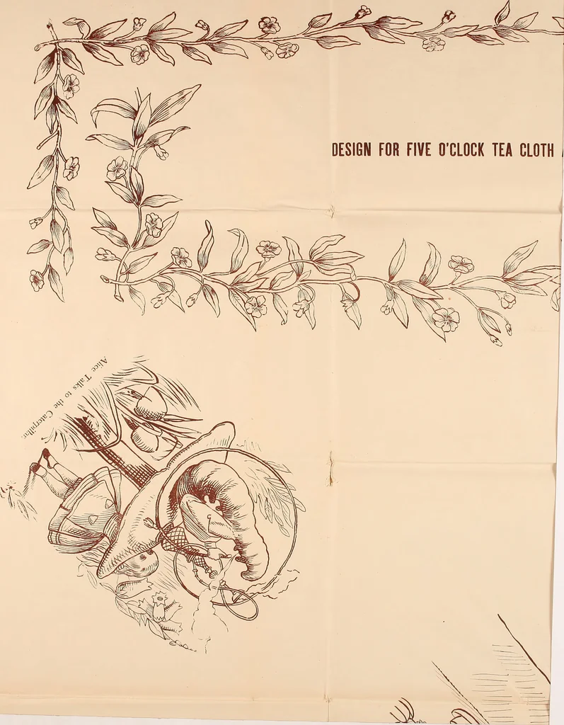 An illustration from Art needlework. A complete manual of embroidery in silks and crewels, with full instructions as to stitches, materials, and implements. Containing also a large number of original designs and a handsome coloured design for crewel work, 1882, leaf 113