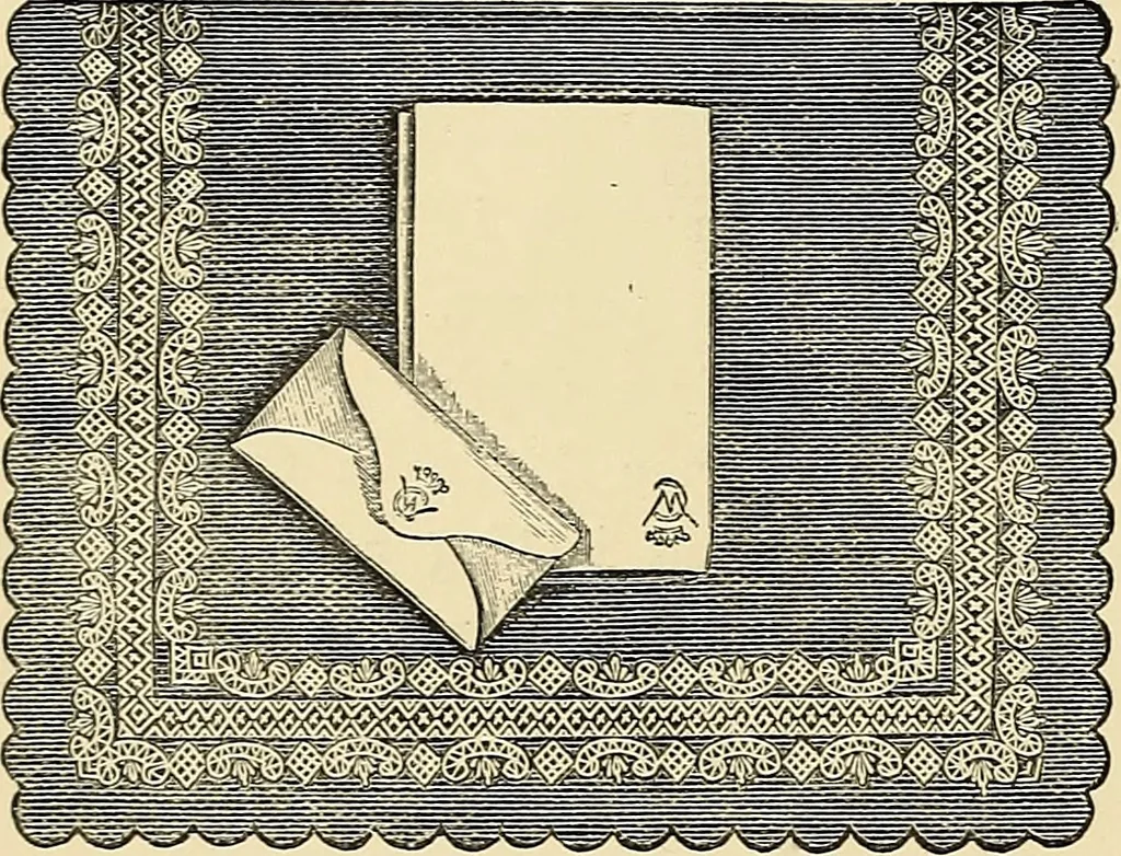 An illustration from Art needlework. A complete manual of embroidery in silks and crewels, with full instructions as to stitches, materials, and implements. Containing also a large number of original designs and a handsome coloured design for crewel work, 1882, leaf 53