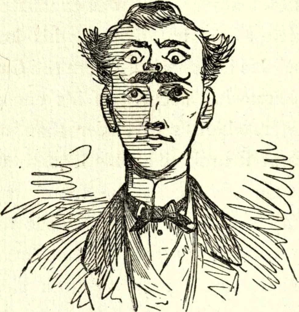 An illustration from The art of amusing : being a collection of graceful arts, merry games, odd tricks, curious puzzles, and new charades : together with suggestions for private theatricals, tableaux, and all sorts of parlor and family amusements, 1866, leaf 153