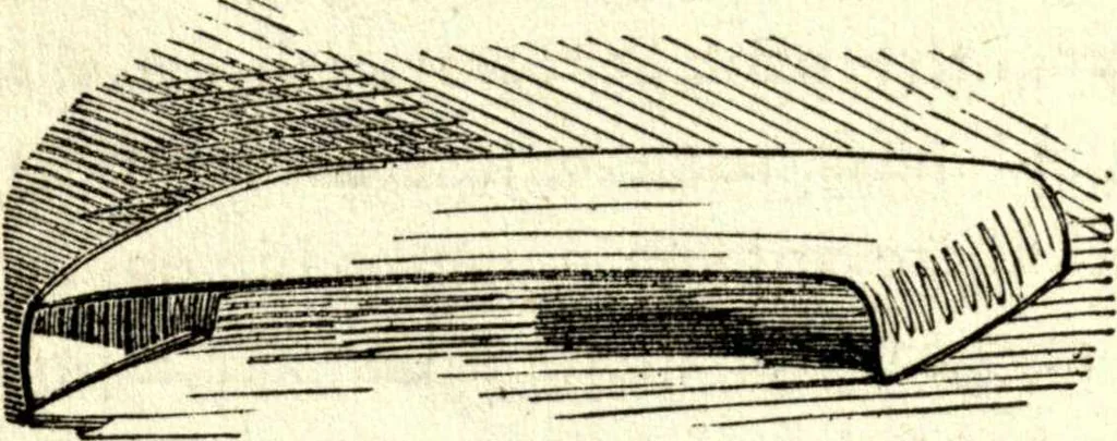 An illustration from The art of amusing : being a collection of graceful arts, merry games, odd tricks, curious puzzles, and new charades : together with suggestions for private theatricals, tableaux, and all sorts of parlor and family amusements, 1866, leaf 21
