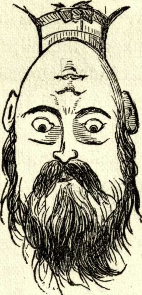An illustration from The art of amusing : being a collection of graceful arts, merry games, odd tricks, curious puzzles, and new charades : together with suggestions for private theatricals, tableaux, and all sorts of parlor and family amusements, 1866, leaf 237