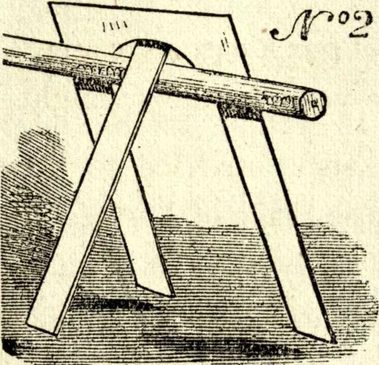 An illustration from The art of amusing : being a collection of graceful arts, merry games, odd tricks, curious puzzles, and new charades : together with suggestions for private theatricals, tableaux, and all sorts of parlor and family amusements, 1866, leaf 273