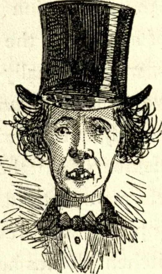An illustration from The art of amusing : being a collection of graceful arts, merry games, odd tricks, curious puzzles, and new charades : together with suggestions for private theatricals, tableaux, and all sorts of parlor and family amusements, 1866, leaf 39