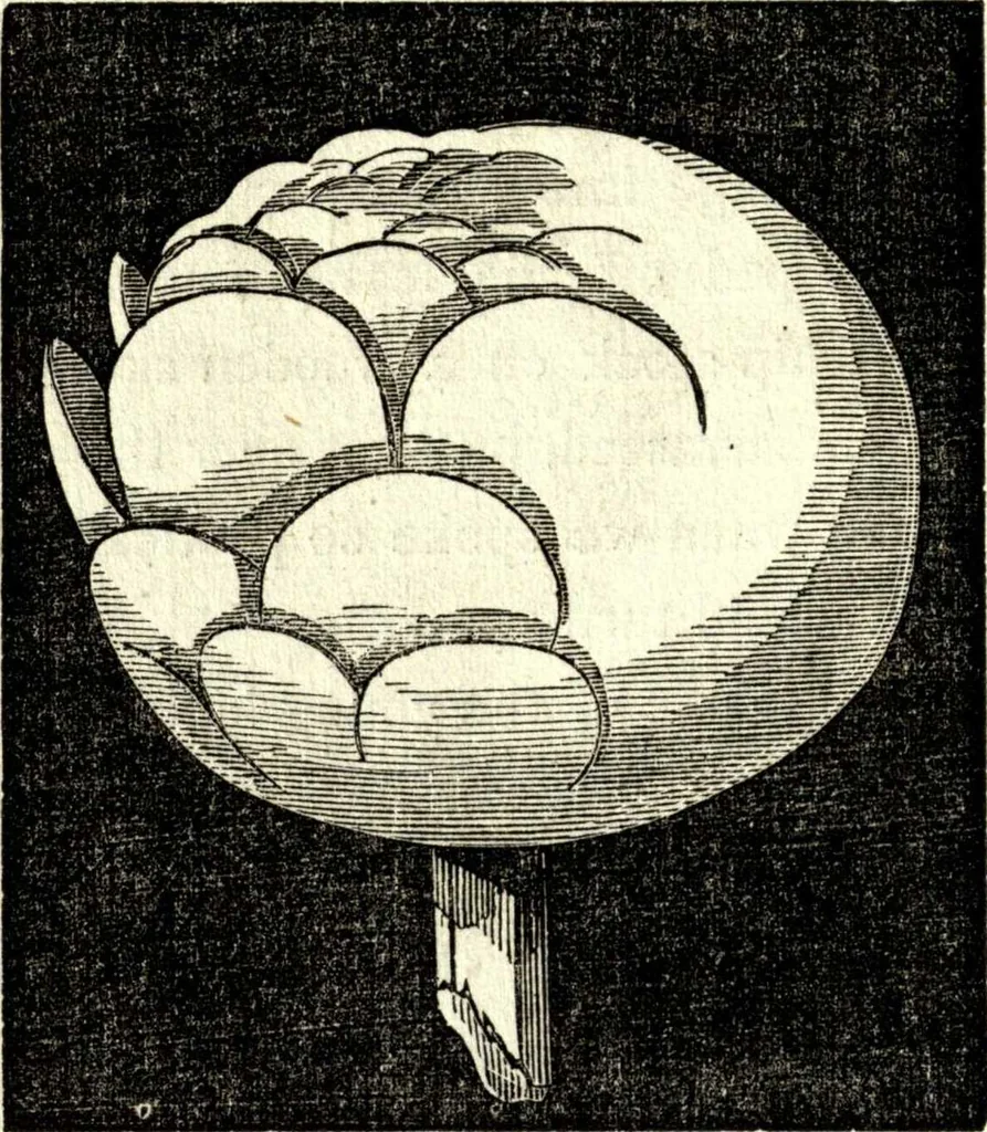 An illustration from The art of amusing : being a collection of graceful arts, merry games, odd tricks, curious puzzles, and new charades : together with suggestions for private theatricals, tableaux, and all sorts of parlor and family amusements, 1866, leaf 75