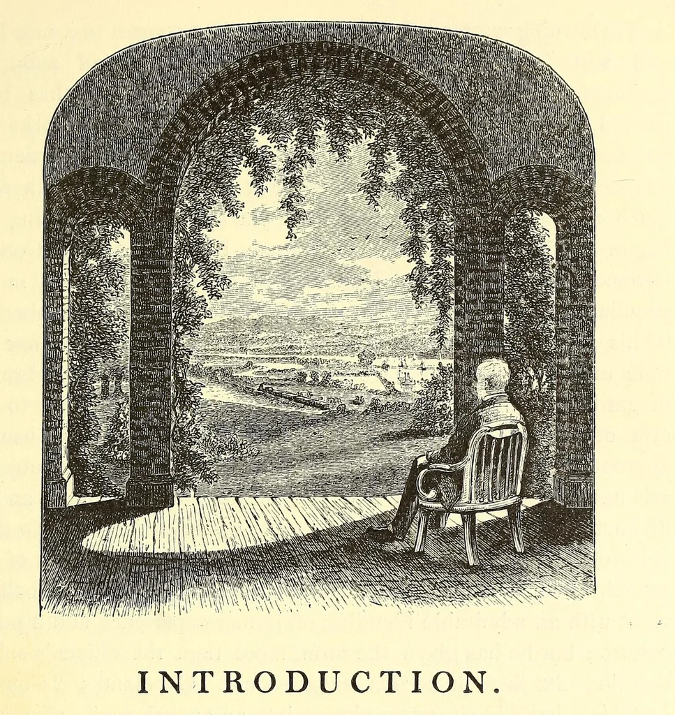 An illustration from The art of beautifying suburban home grounds of small extent : the advantages of suburban homesover city or country homes; the comfort and economy of neighboring improvements; the choice and tre atment of building sites; and the best modes of laying out, planting, and keeping decorated grounds.Illustrated by upwards of two hundred plates and engravings ... With descriptions of the beautiful and hardy trees and shrubs grown in the United States, 1870, leaf 19