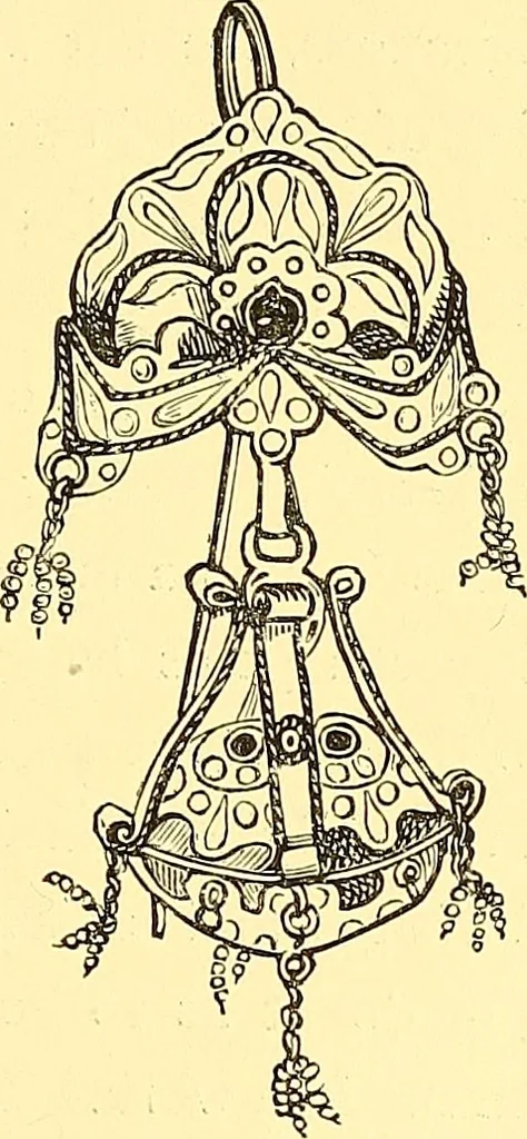 An illustration from The art of beauty, 1883, leaf 130