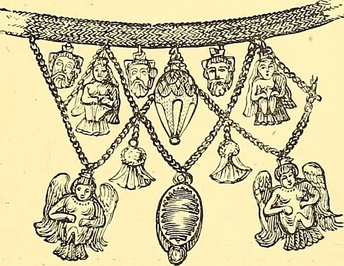 An illustration from The art of beauty, 1883, leaf 132