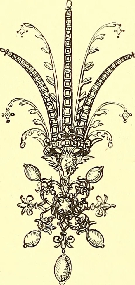 An illustration from The art of beauty, 1883, leaf 133
