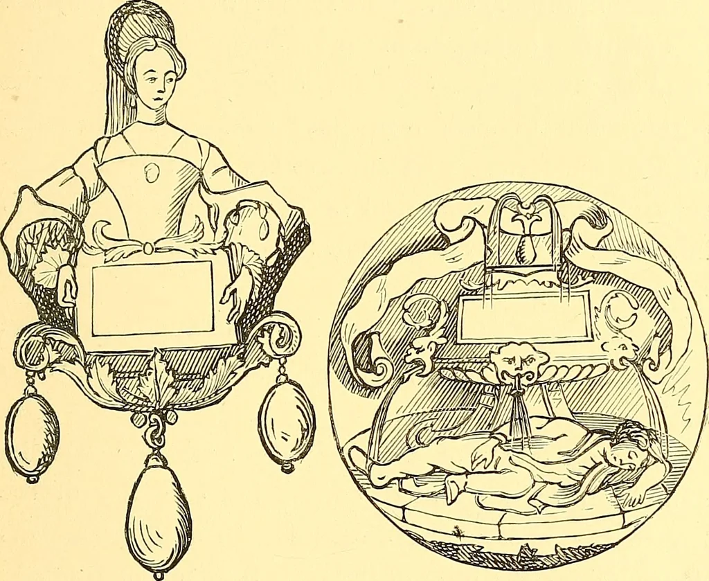 An illustration from The art of beauty, 1883, leaf 134