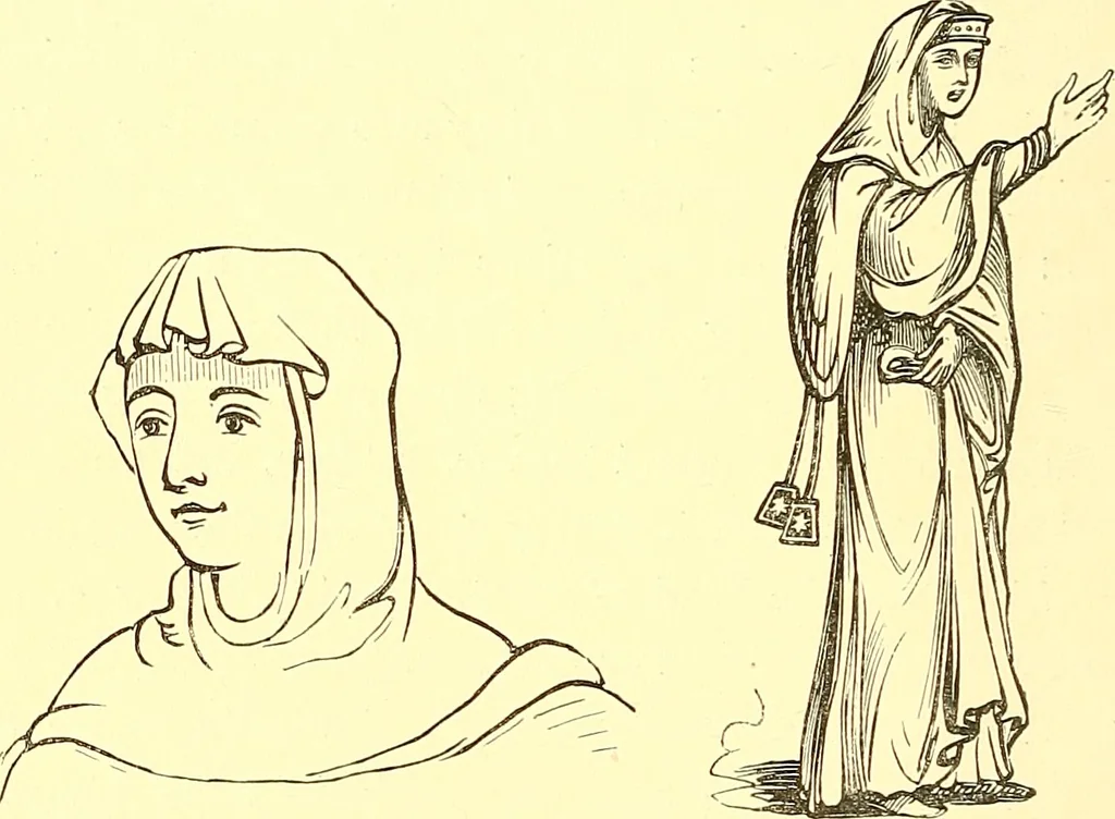 An illustration from The art of beauty, 1883, leaf 157