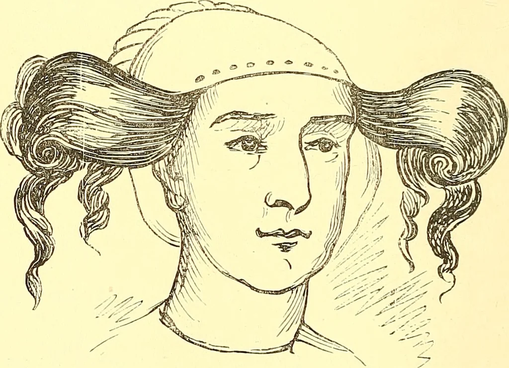 An illustration from The art of beauty, 1883, leaf 159