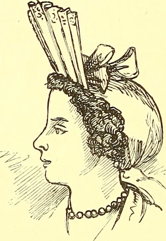 An illustration from The art of beauty, 1883, leaf 173