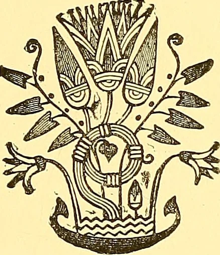 An illustration from The art of beauty, 1883, leaf 320