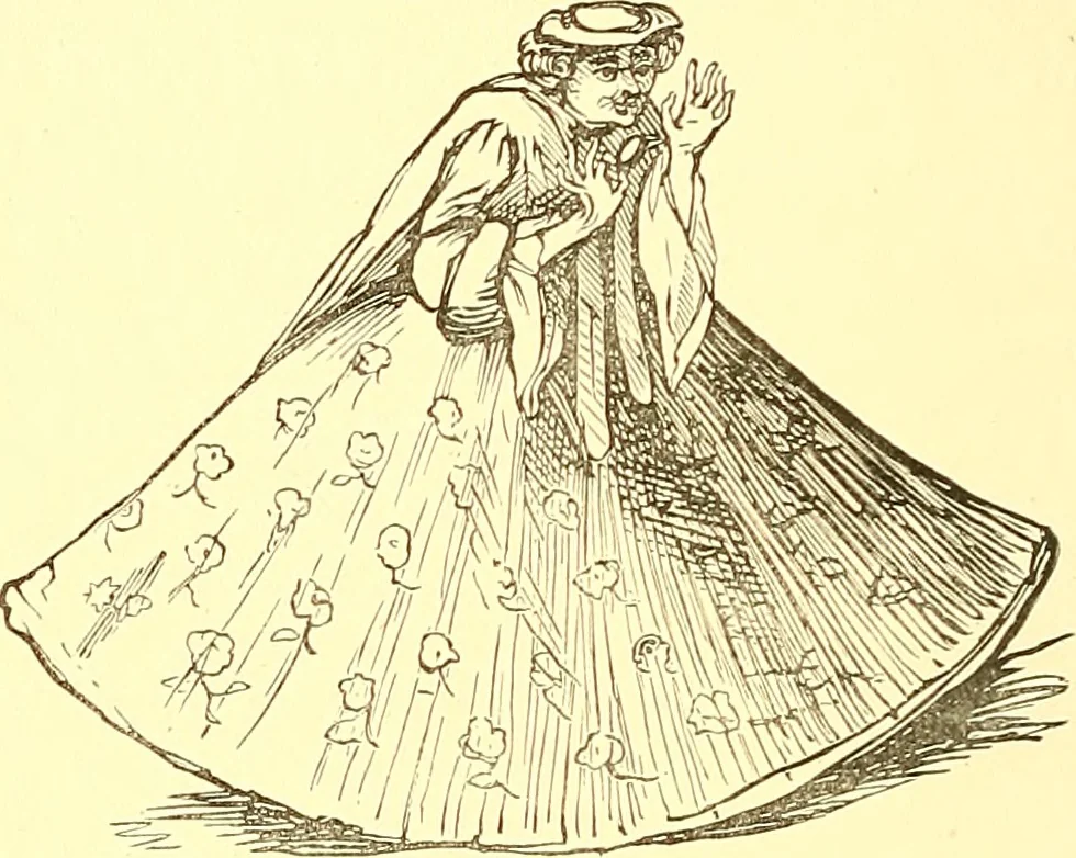 An illustration from The art of beauty, 1883, leaf 65