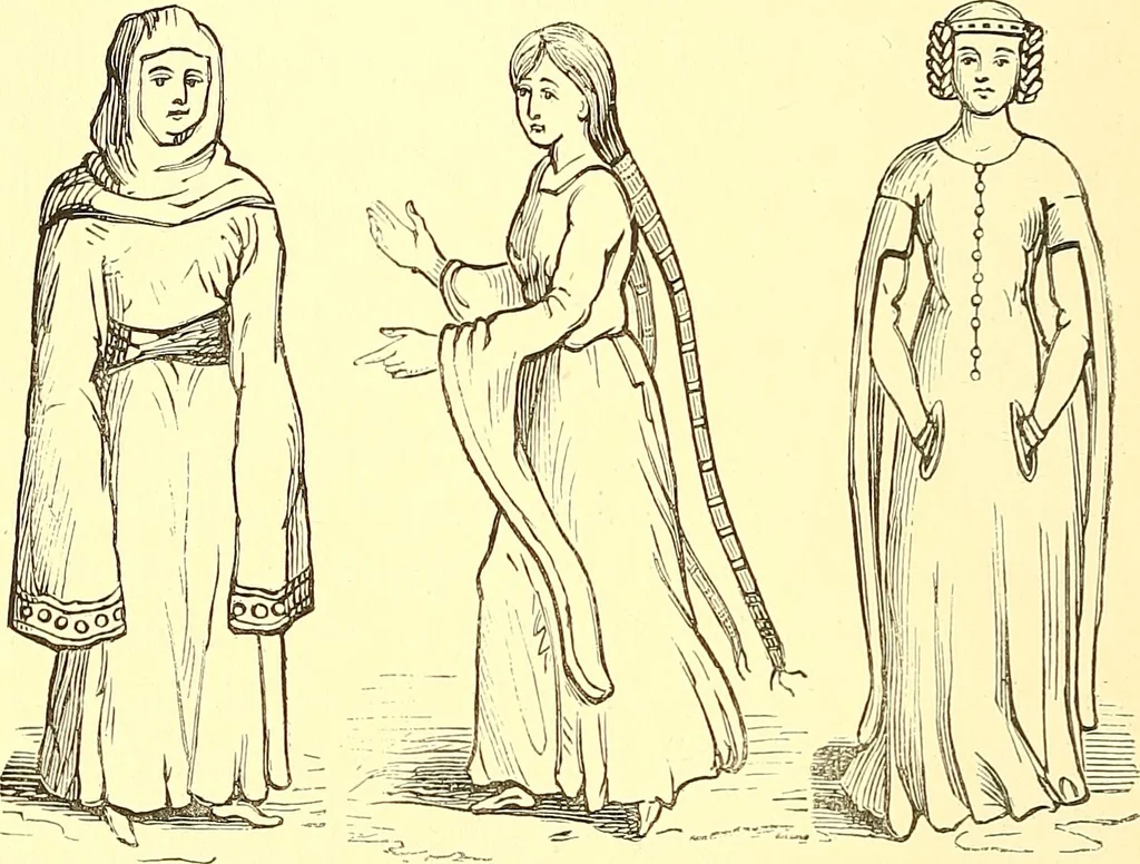An illustration from The art of beauty, 1883, leaf 77