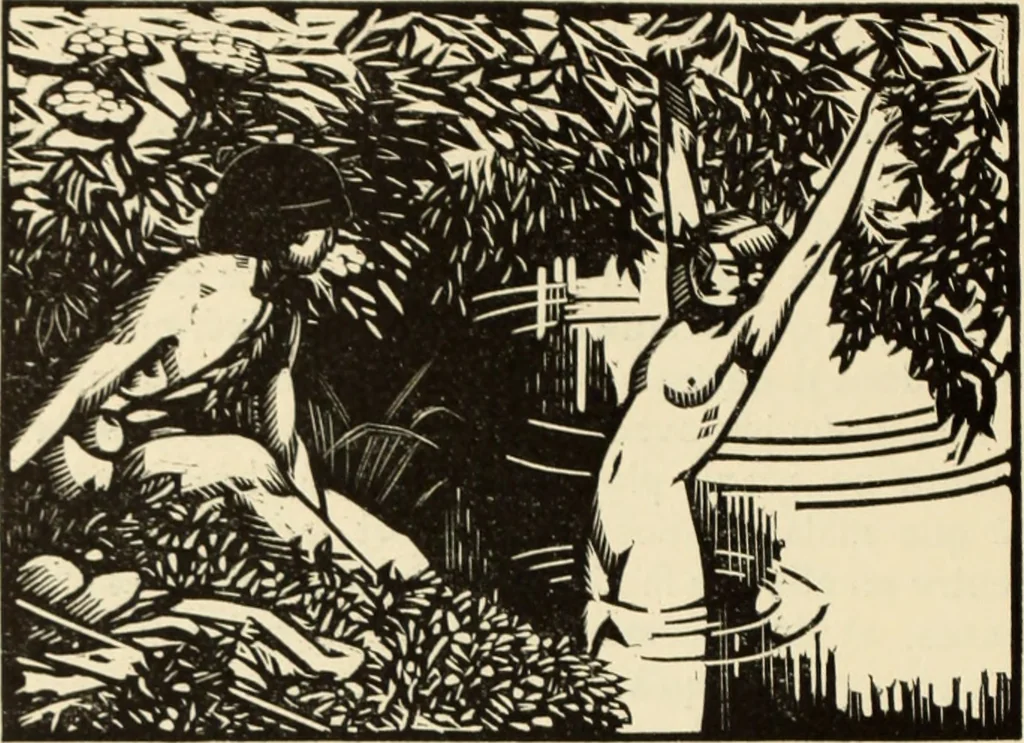 An illustration from The art of the book, 1914, leaf 201