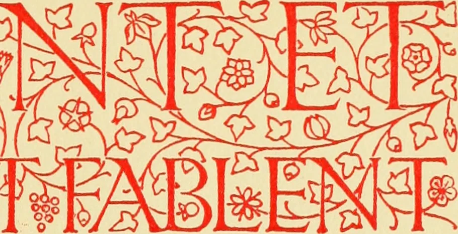 An illustration from The art of the book, 1914, leaf 58