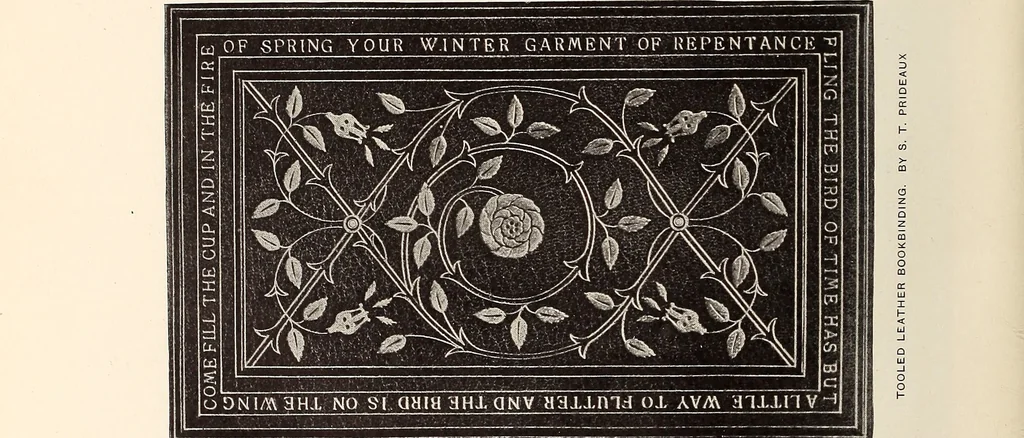 An illustration from The art of the book; a review of some recent European and American work in typography, page decoration & binding, 1914, leaf 103