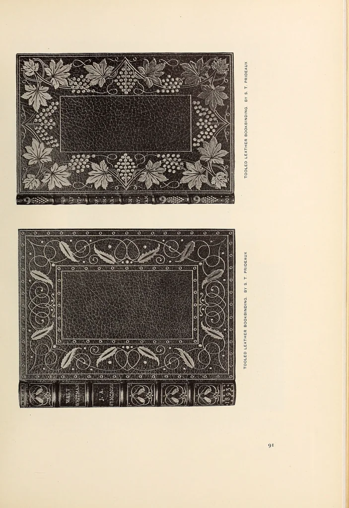 An illustration from The art of the book; a review of some recent European and American work in typography, page decoration & binding, 1914, leaf 104