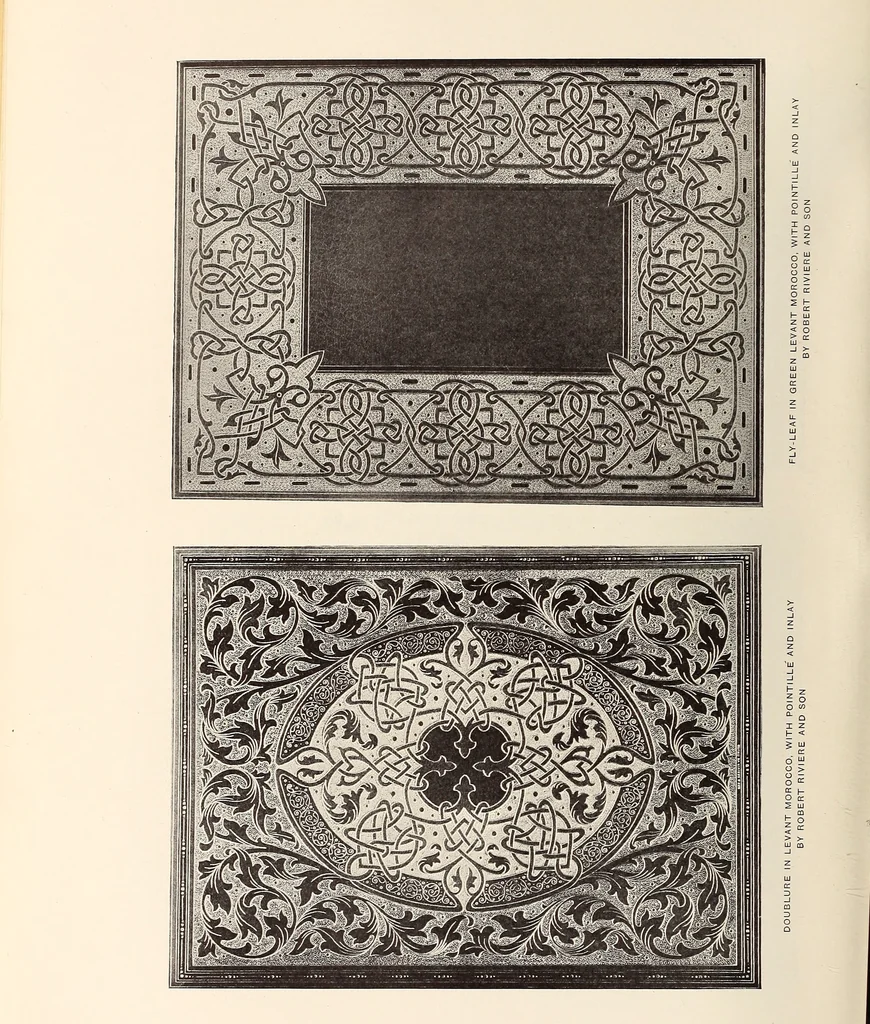 An illustration from The art of the book; a review of some recent European and American work in typography, page decoration & binding, 1914, leaf 107