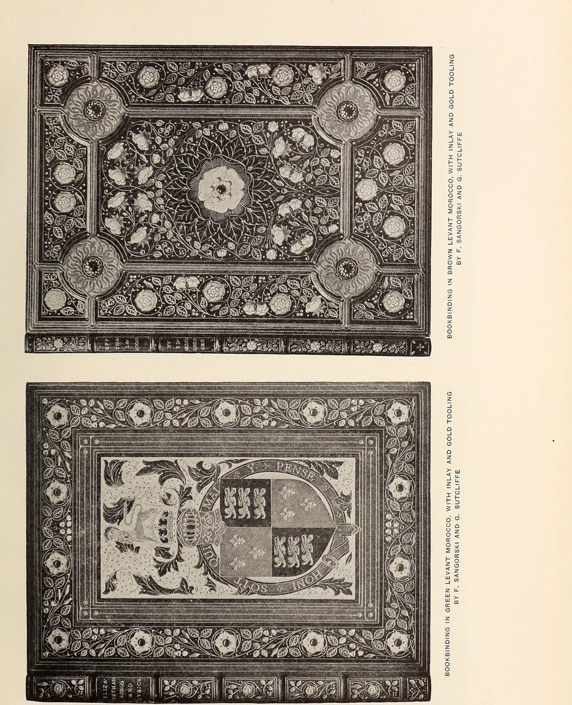 An illustration from The art of the book; a review of some recent European and American work in typography, page decoration & binding, 1914, leaf 112