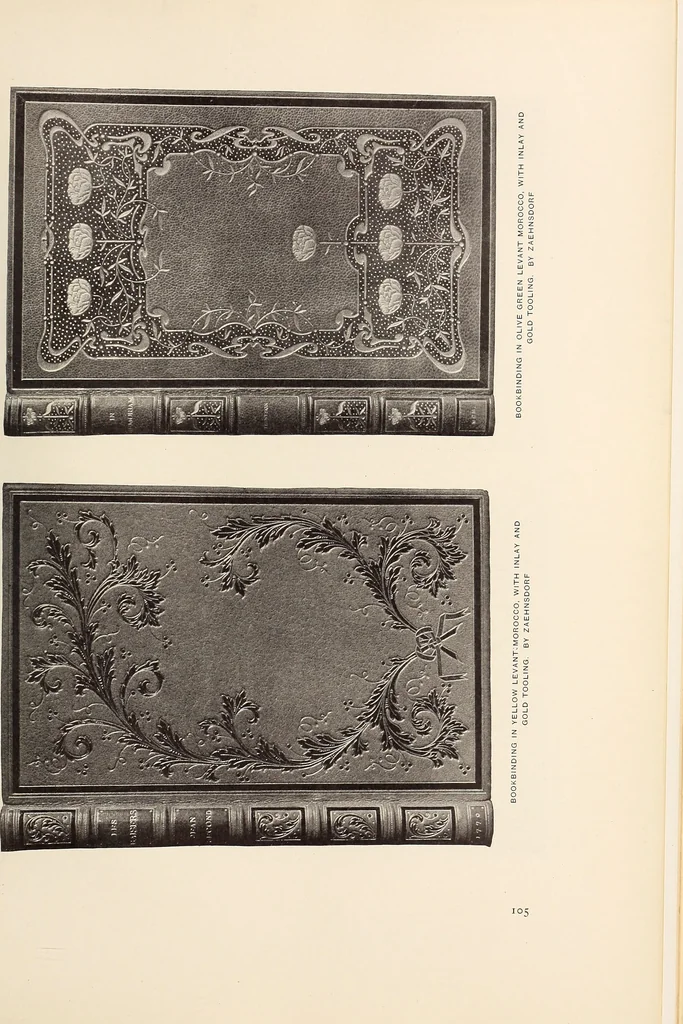 An illustration from The art of the book; a review of some recent European and American work in typography, page decoration & binding, 1914, leaf 118
