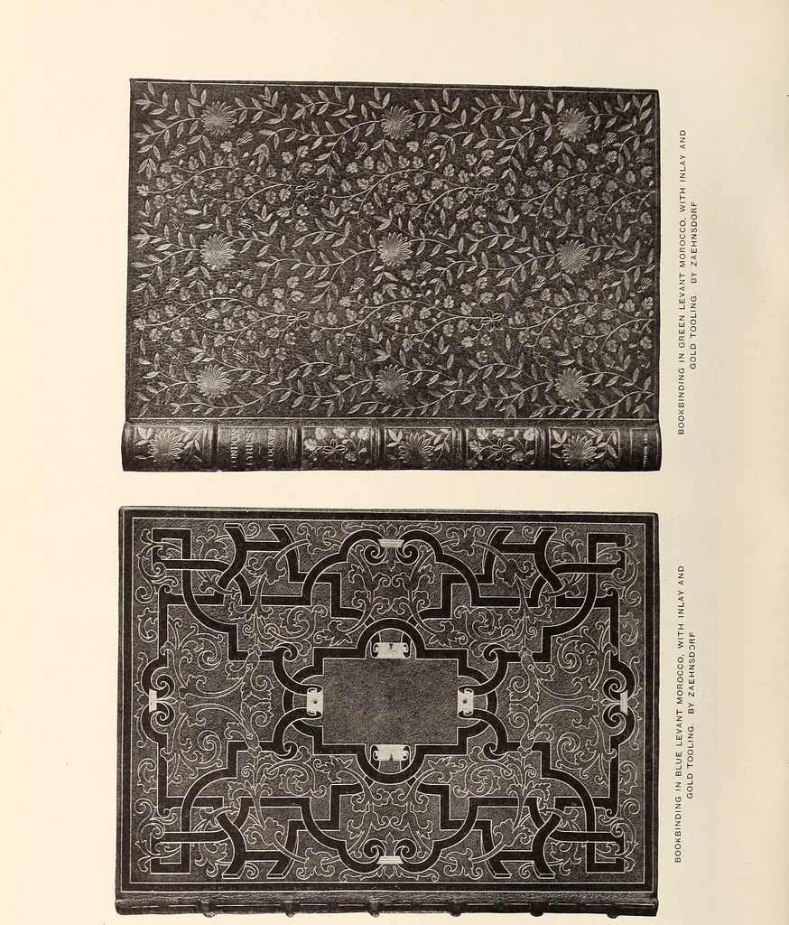 An illustration from The art of the book; a review of some recent European and American work in typography, page decoration & binding, 1914, leaf 119
