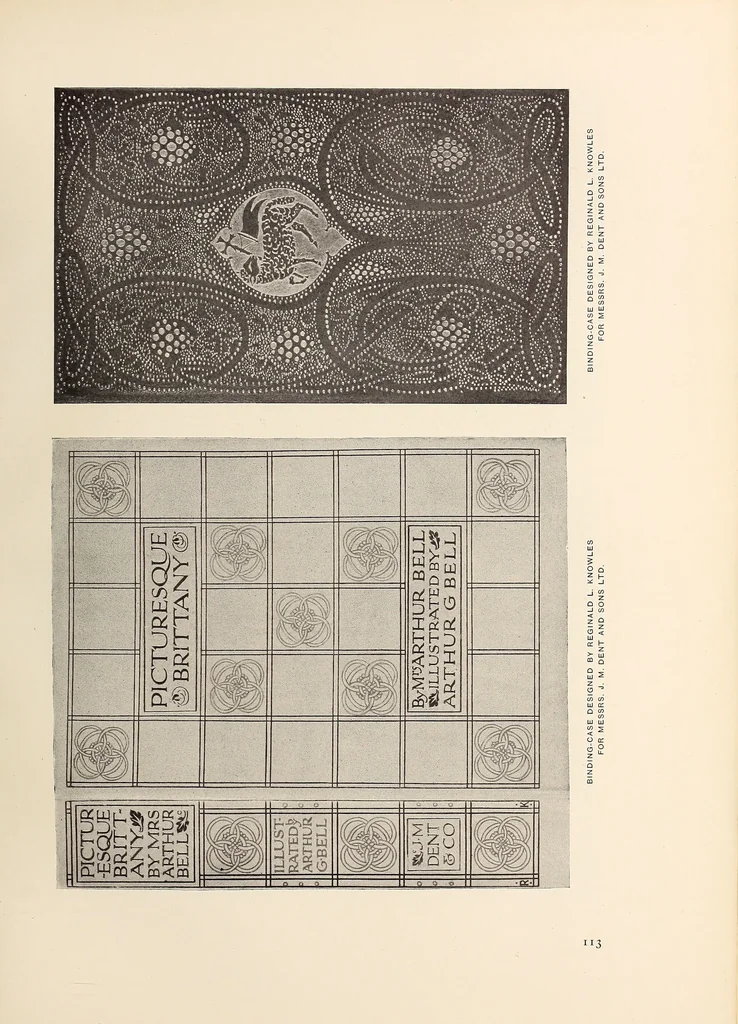 An illustration from The art of the book; a review of some recent European and American work in typography, page decoration & binding, 1914, leaf 126
