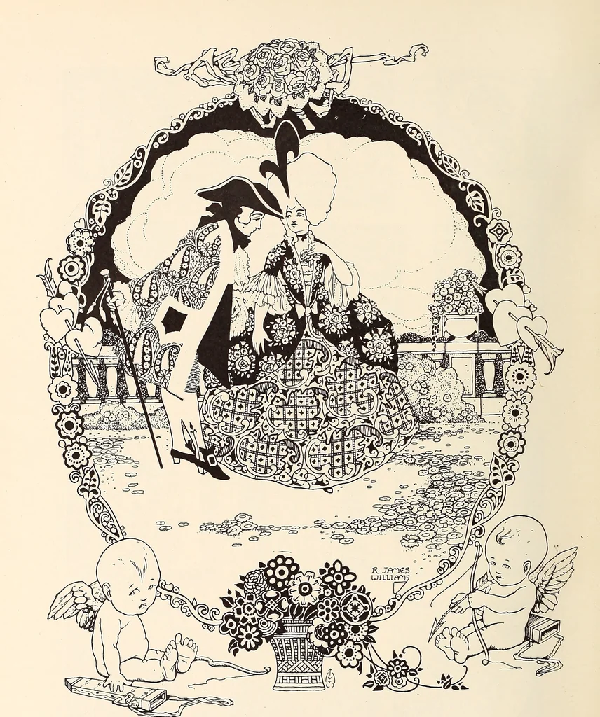 An illustration from The art of the book; a review of some recent European and American work in typography, page decoration & binding, 1914, leaf 137