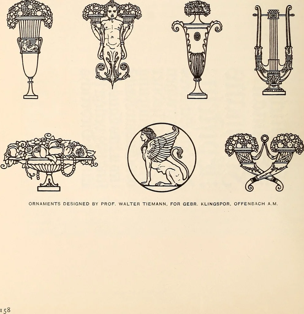 An illustration from The art of the book; a review of some recent European and American work in typography, page decoration & binding, 1914, leaf 171