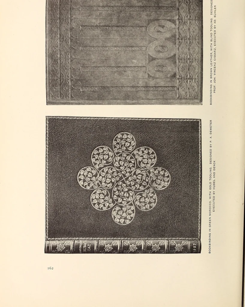 An illustration from The art of the book; a review of some recent European and American work in typography, page decoration & binding, 1914, leaf 175